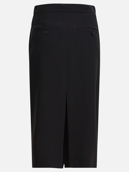 Midi skirts Solid colour  Black - Semper Women | PLP | VIETTI Online Store | 2
