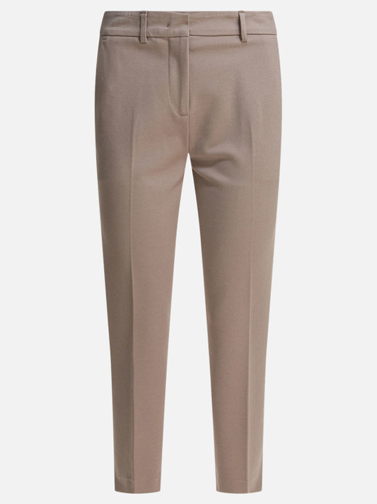Leisure trousers Solid colour  Beige - Semper Women | PLP | VIETTI Online Store 

