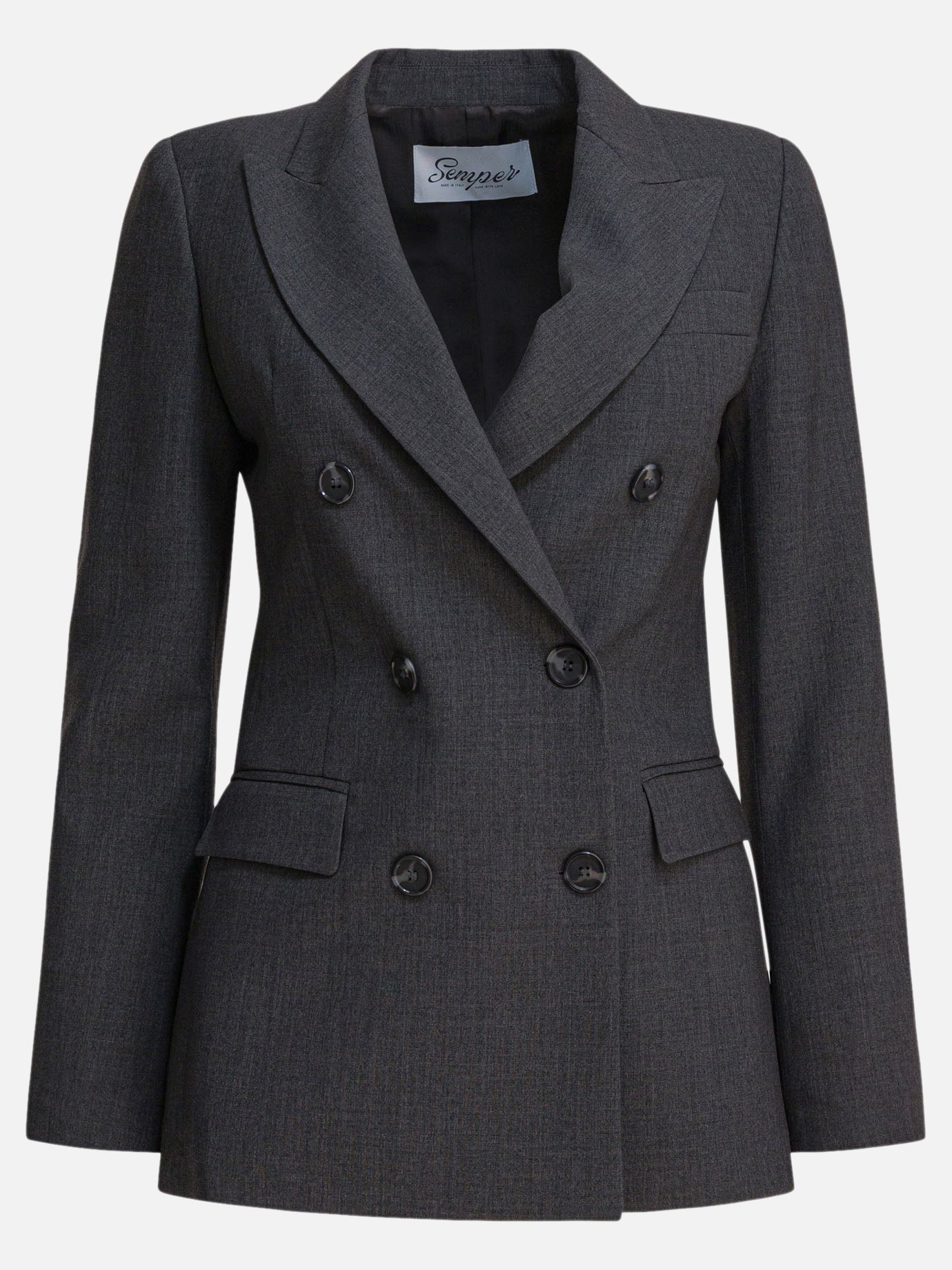 Blazers Solid colour  Grey - Semper Women | PDP | VIETTI Online Store | thumbnail