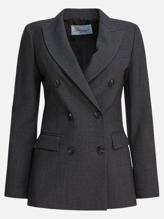 Blazers Solid colour  Grey - Semper Women | PLP | VIETTI Online Store 
