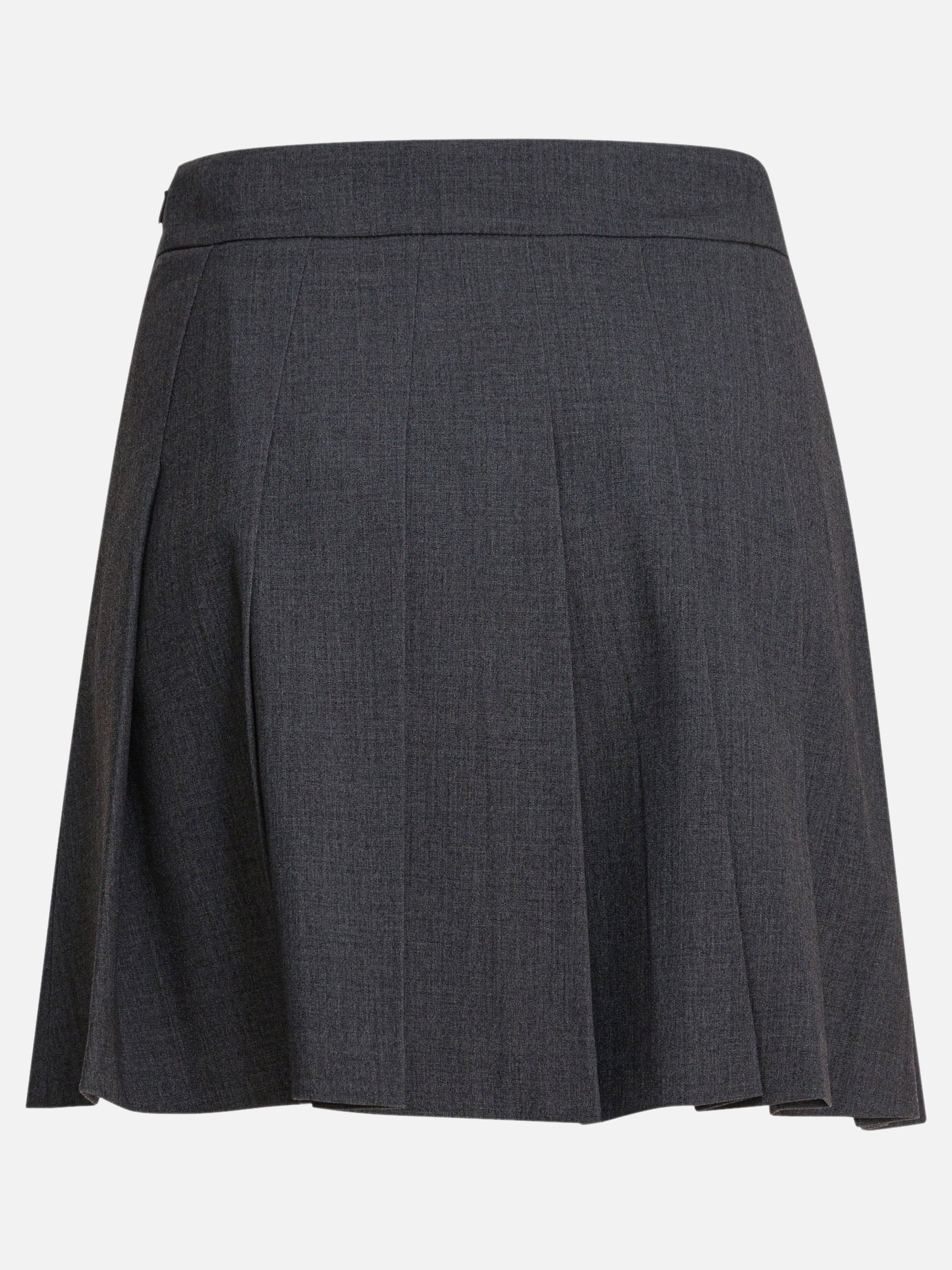 Miniskirts Solid colour  Grey - Semper Women | PDP | VIETTI Online Store | Zoom-Modal_2
