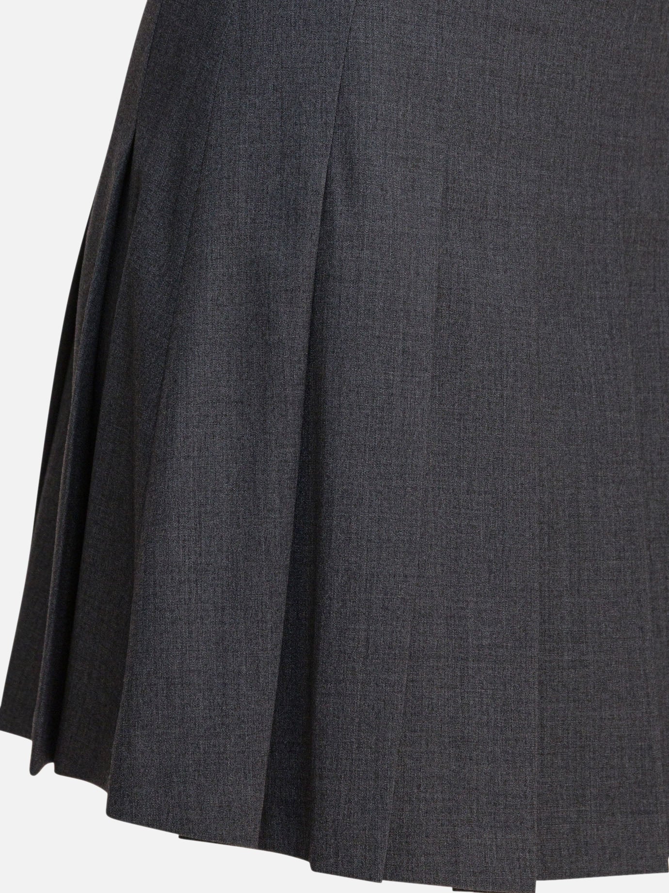 Miniskirts Solid colour  Grey - Semper Women | PDP | VIETTI Online Store | Zoom-Modal_4
