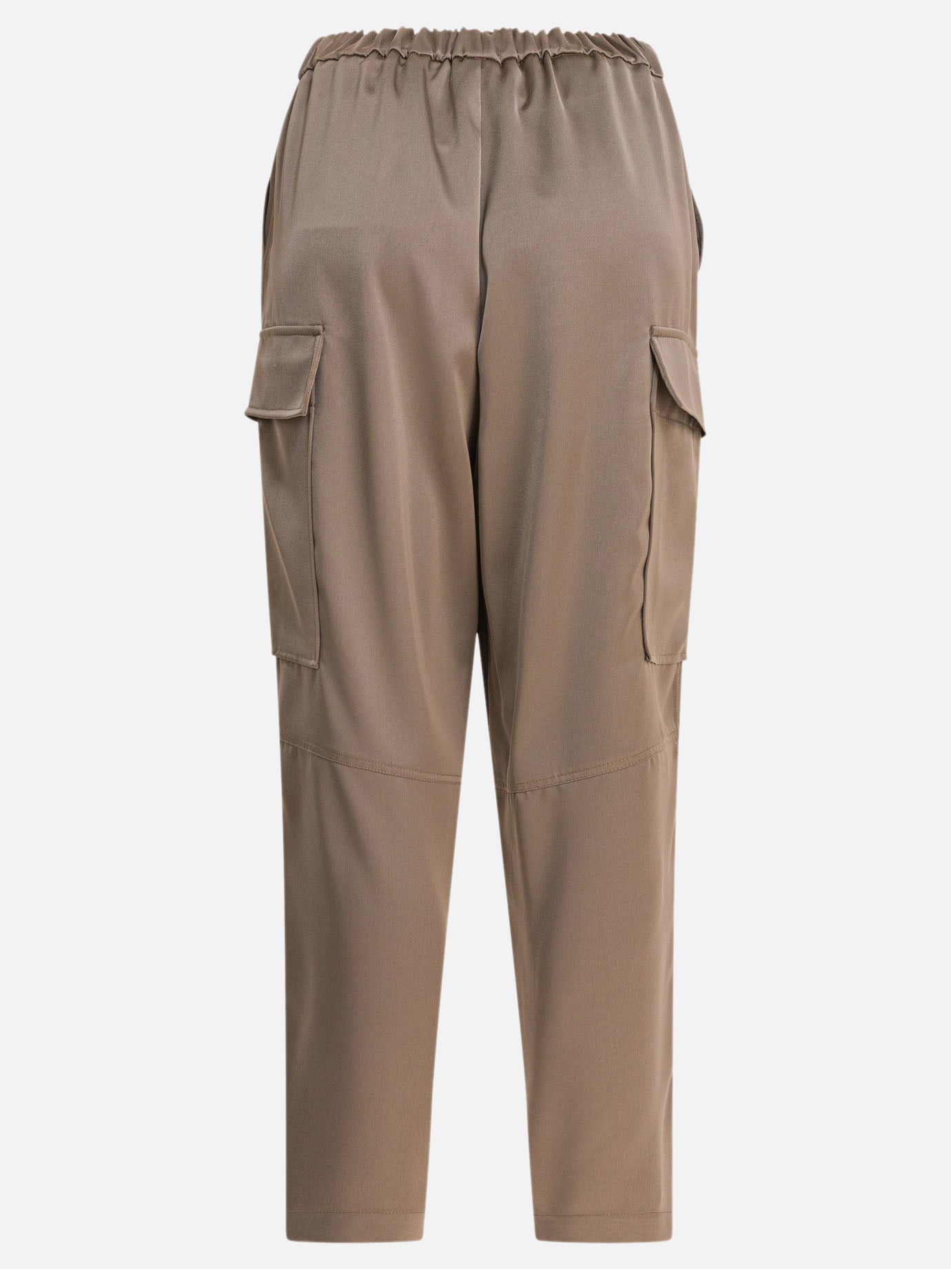 Pantaloni cargo & parachute Solid colour  Beige - Semper Donna | PDP | VIETTI Online Store | Zoom-Modal_2
