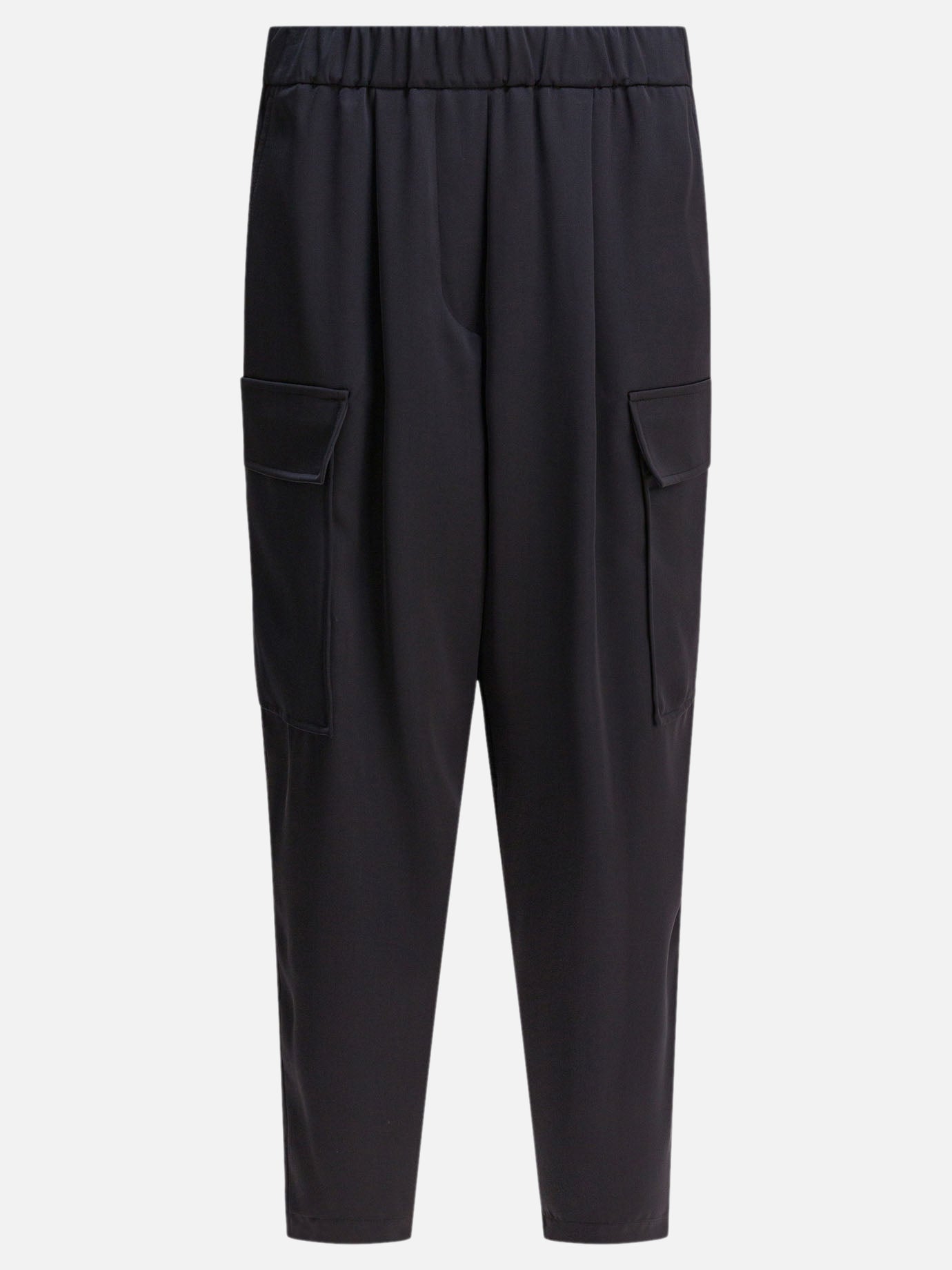 Cargo & parachute trousers Solid colour  Blue - Semper Women | PDP | VIETTI Online Store | Zoom-Modal
