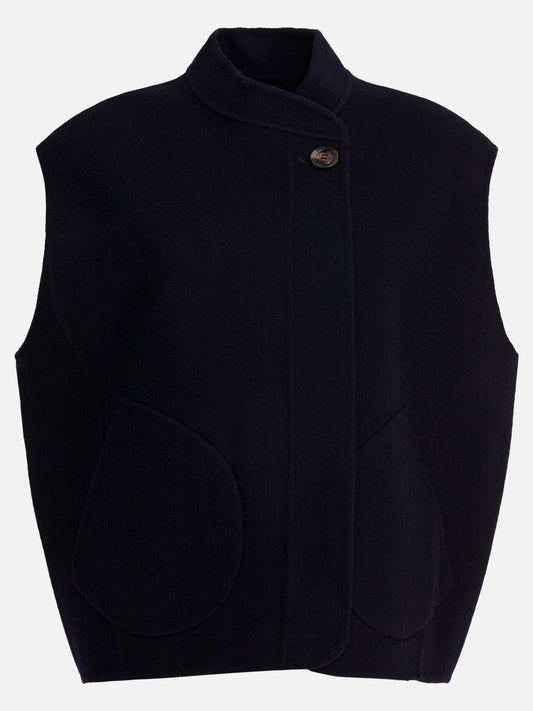 Vest jackets Solid colour  Blue - Soeur Women | PDP | VIETTI Online Store 
