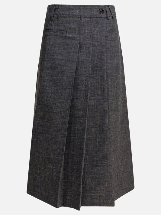 Gonne midi Solid colour  Grigio - Soeur Donna | PDP | VIETTI Online Store 
