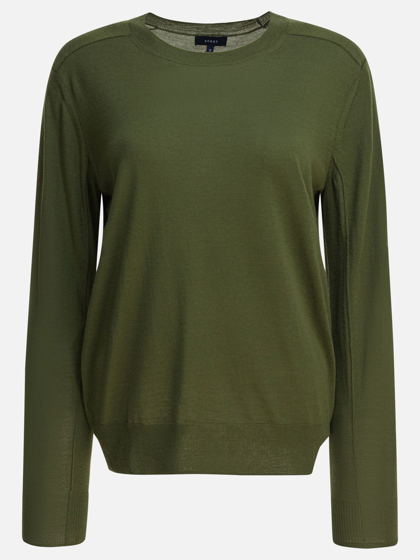 Maglioni girocollo Solid colour  Verde - Soeur Donna | PDP | VIETTI Online Store | thumbnail