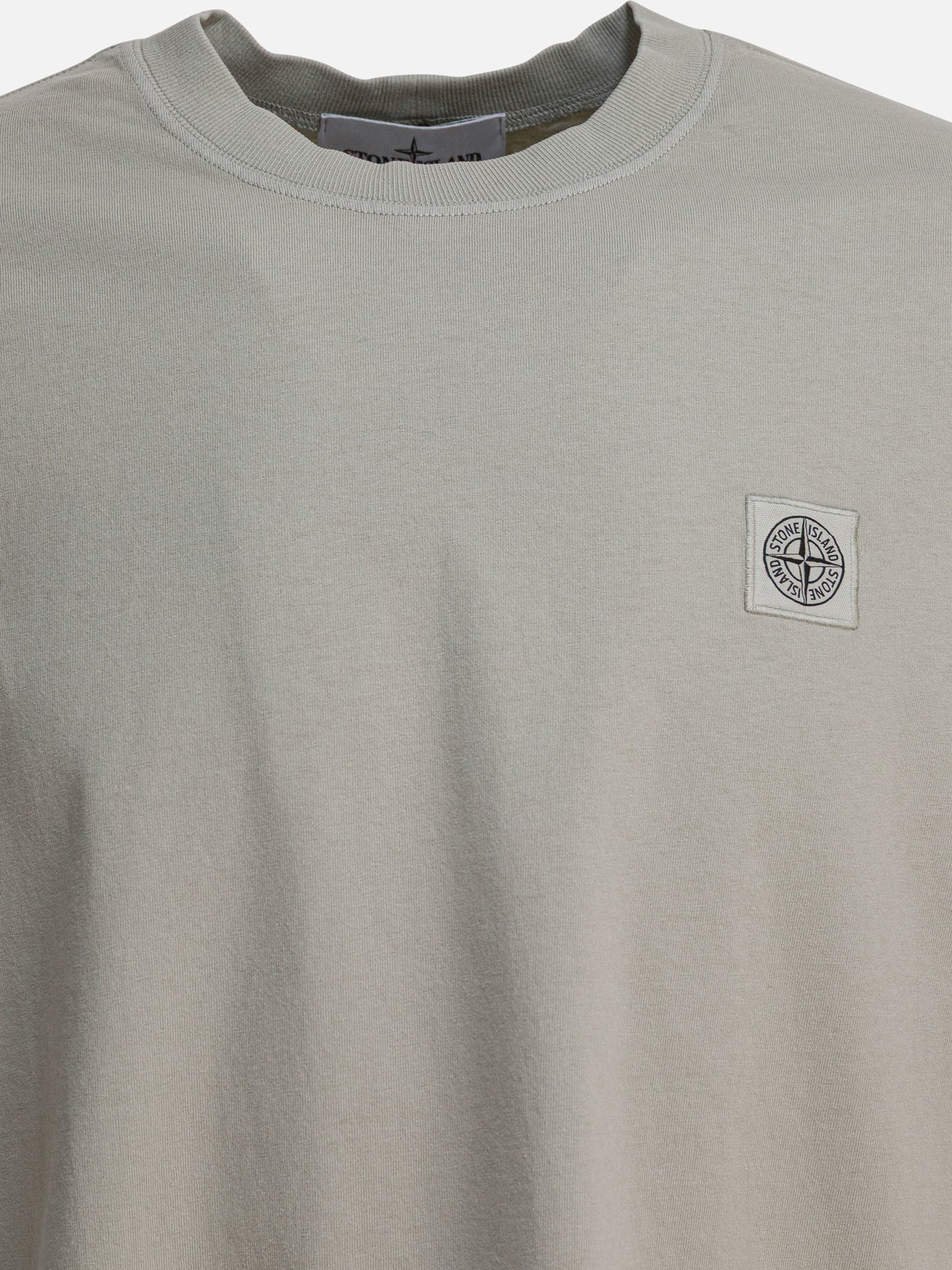 T-shirt girocollo Logo  Verde - Stone Island Uomo | PDP | VIETTI Online Store | thumbnail_3