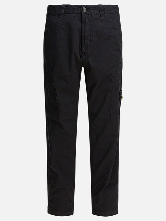 Pantaloni cargo & parachute Logo  Nero - Stone Island Uomo | PDP | VIETTI Online Store 

