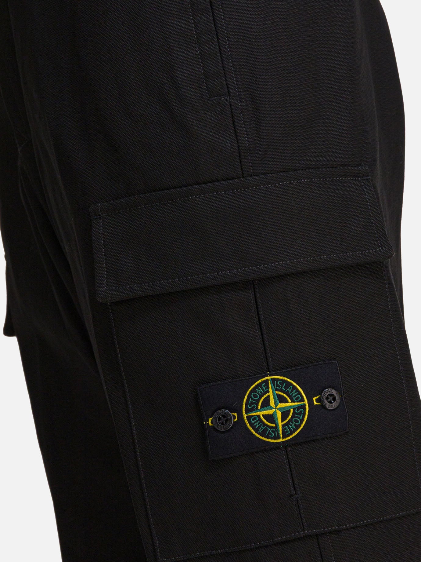 Cargo & parachute trousers Logo  Black - Stone Island Men | PDP | VIETTI Online Store | Zoom-Modal_3
