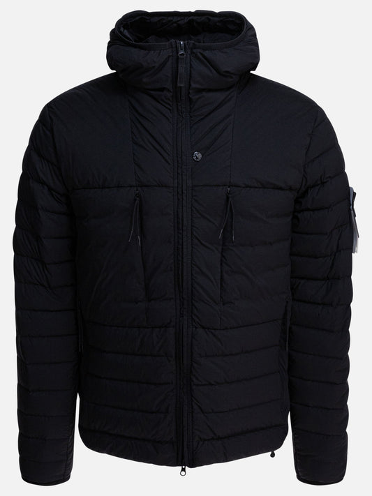 Piumini corti Solid colour  Nero - Stone Island Uomo | VIETTI Online Store 
