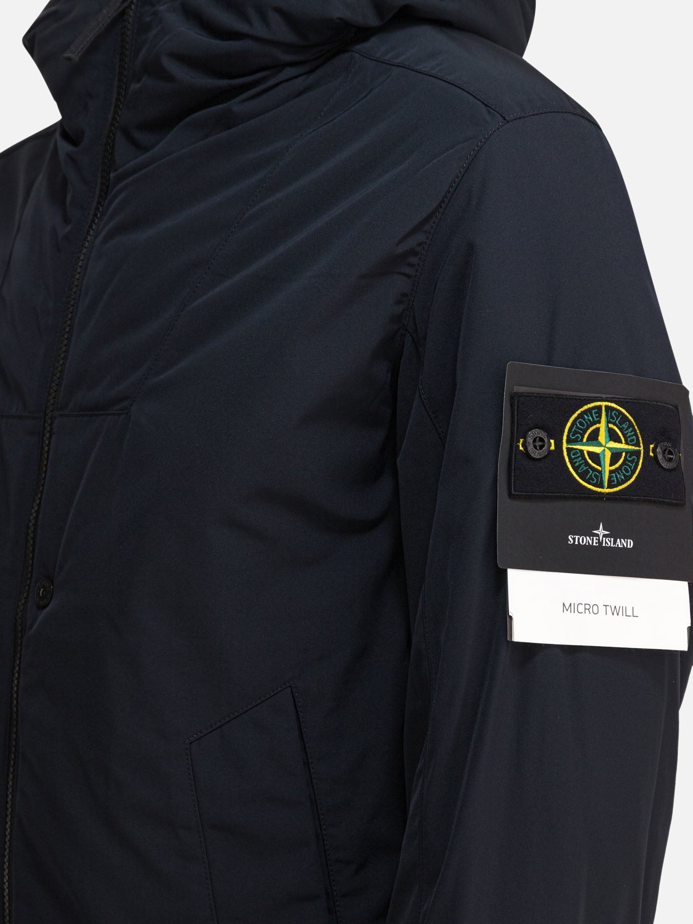 Giacche leggere & Trapuntate Logo  Blu - Stone Island Uomo | PDP | VIETTI Online Store | thumbnail_4