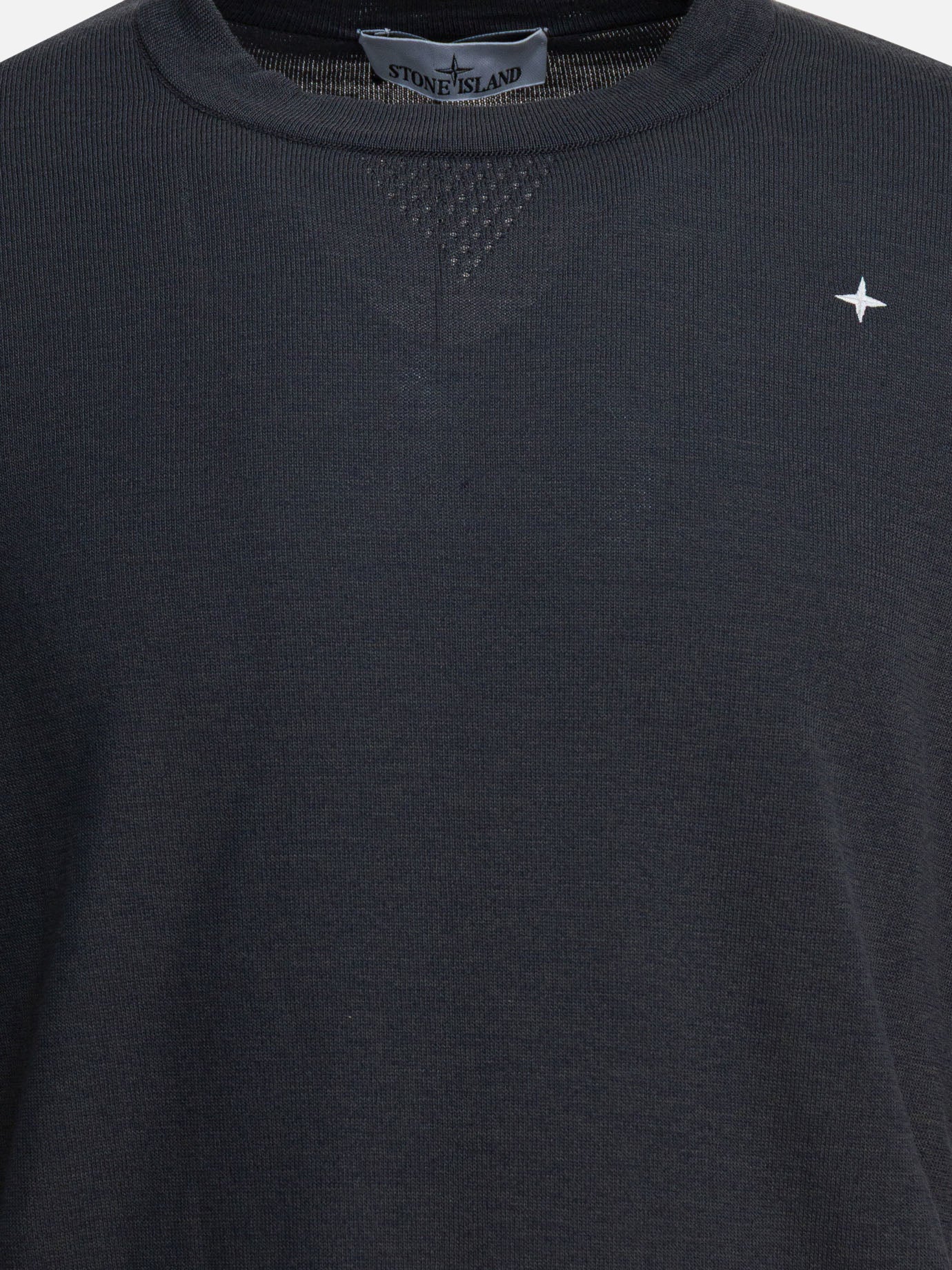 Crewneck sweaters Solid colour  Grey - Stone Island Men | PDP | VIETTI Online Store | Zoom-Modal_3
