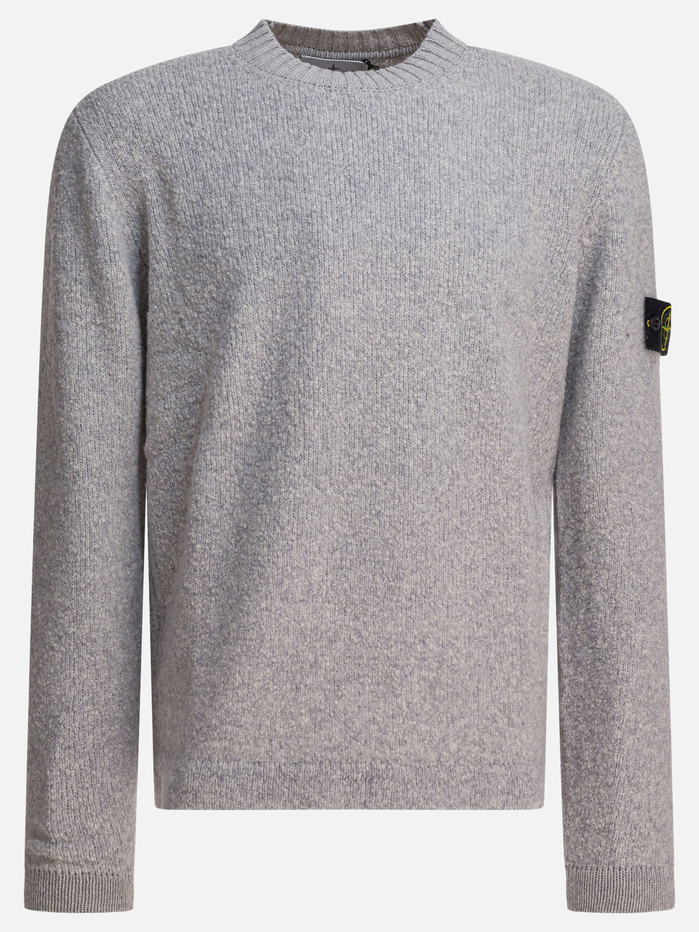 Maglioni girocollo Solid colour  Grigio - Stone Island Uomo | PDP | VIETTI Online Store | thumbnail