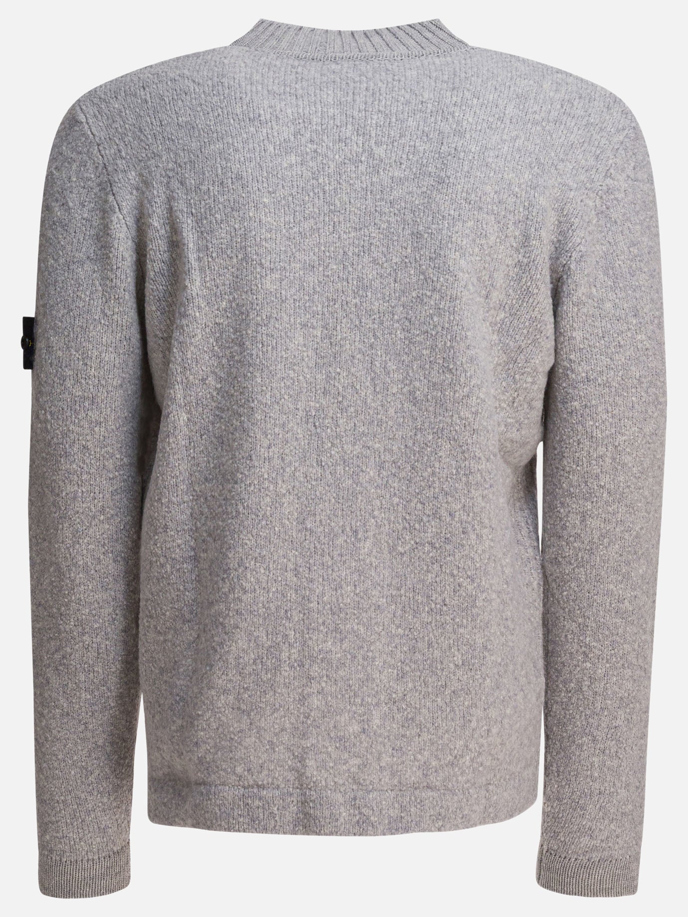 Maglioni girocollo Solid colour  Grigio - Stone Island Uomo | PDP | VIETTI Online Store | thumbnail_2