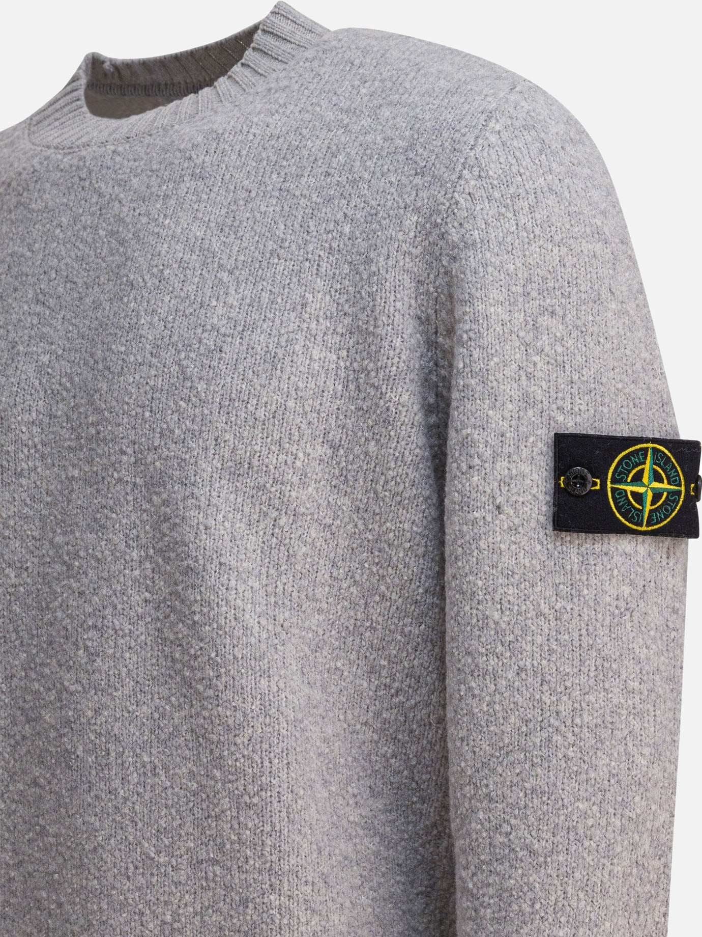 Maglioni girocollo Solid colour  Grigio - Stone Island Uomo | PDP | VIETTI Online Store | Zoom-Modal_4
