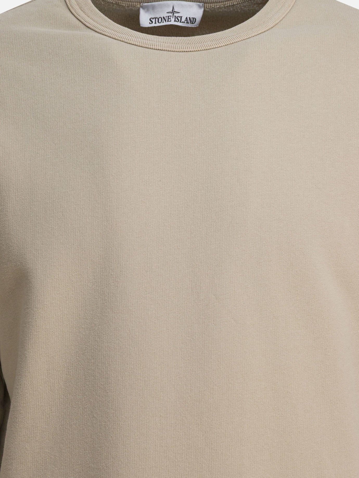 Felpe girocollo Logo  Beige - Stone Island Uomo | PDP | VIETTI Online Store | thumbnail_3