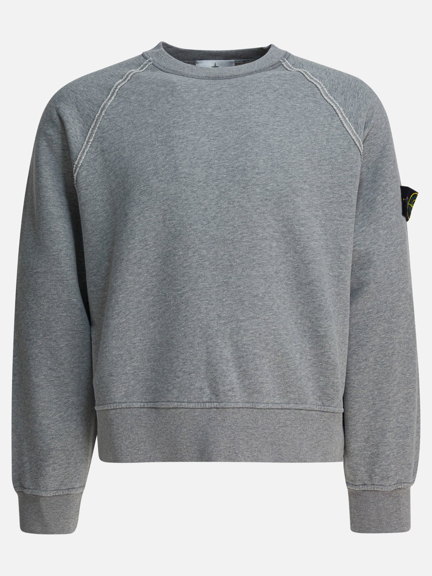 Crewnecks Logo  Grey - Stone Island Men | PDP | VIETTI Online Store | Zoom-Modal
