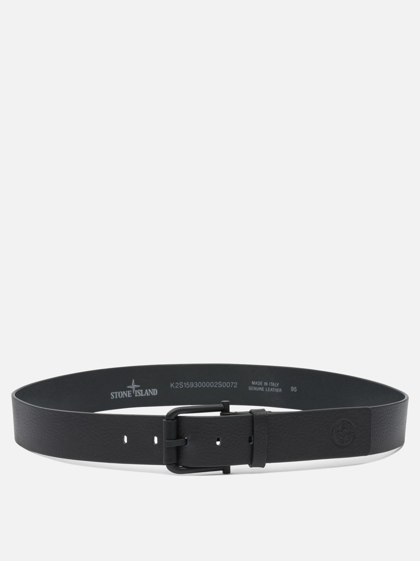 Leather belts 100% calf leather  Black - Stone Island Men | PDP | VIETTI Online Store | Zoom-Modal
