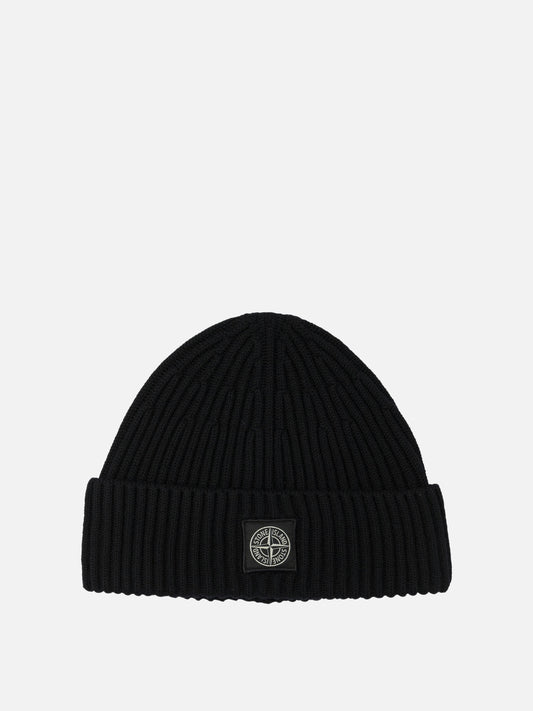 Beanies Logo  Black - Stone Island Men | PDP | VIETTI Online Store 

