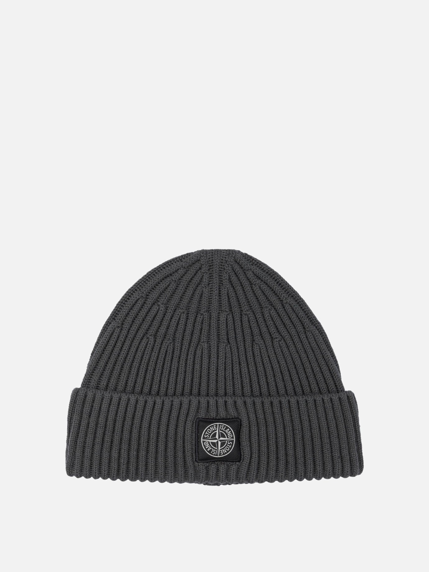 Beanies Logo  Grey - Stone Island Men | PDP | VIETTI Online Store | Zoom-Modal
