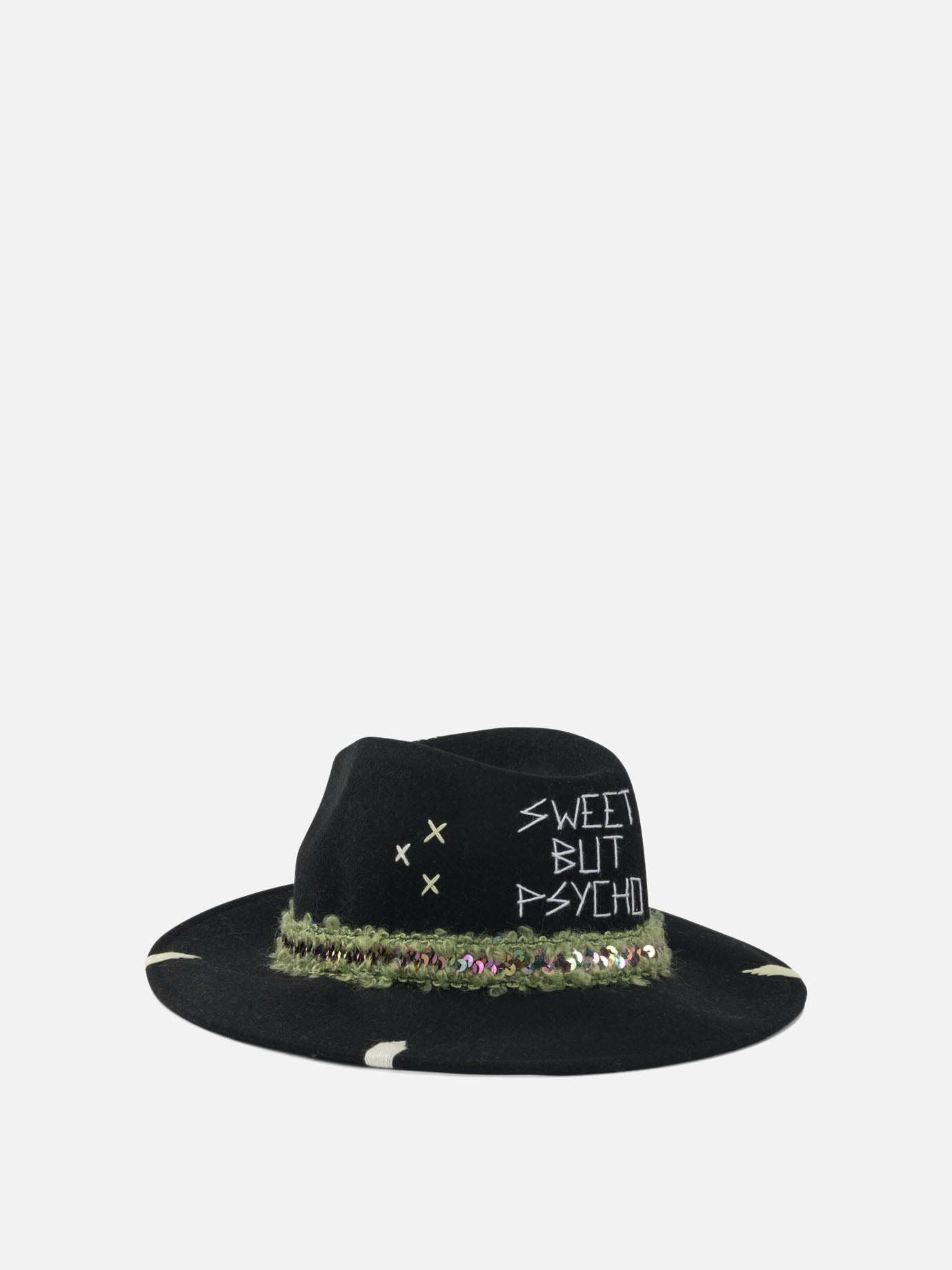 Cappelli classici 100% wool  Nero - The Hat Gang Donna | PDP | VIETTI Online Store | thumbnail_3