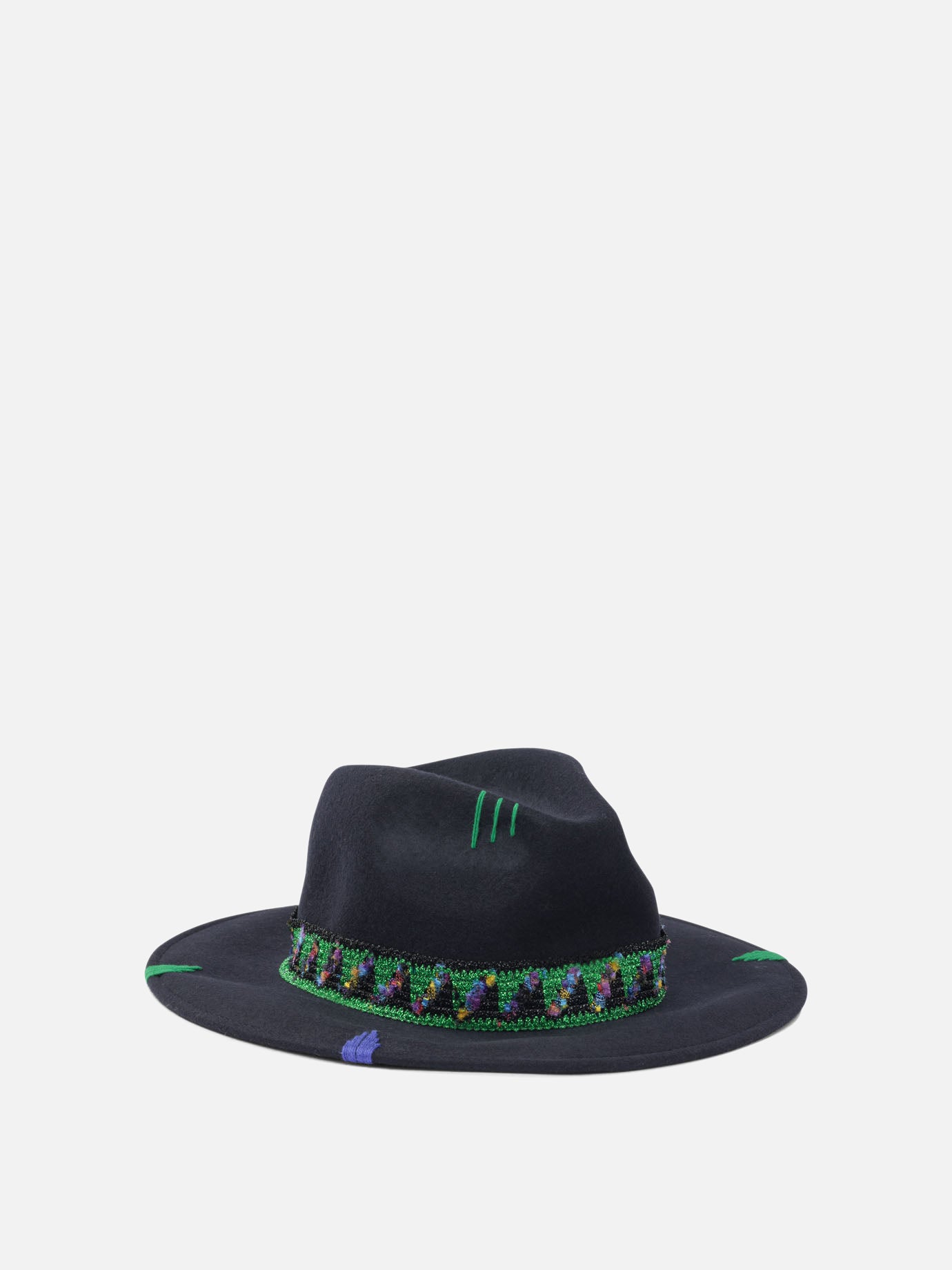 Cappelli classici 100% wool  Blu - The Hat Gang Donna | PDP | VIETTI Online Store | Zoom-Modal_2
