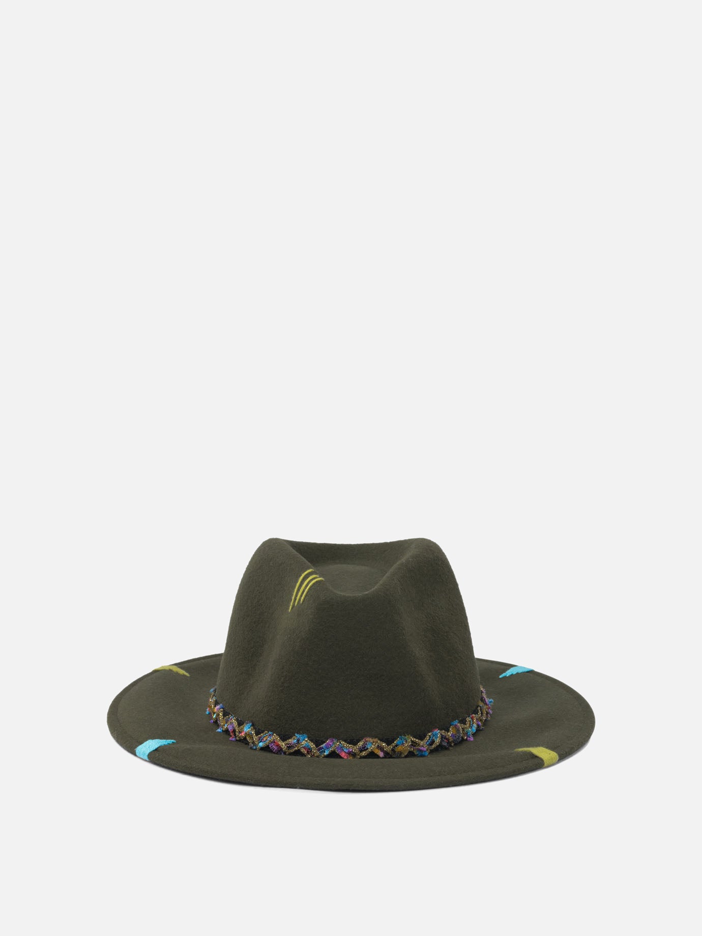 Cappelli classici 100% wool  Verde - The Hat Gang Donna | PDP | VIETTI Online Store | Zoom-Modal
