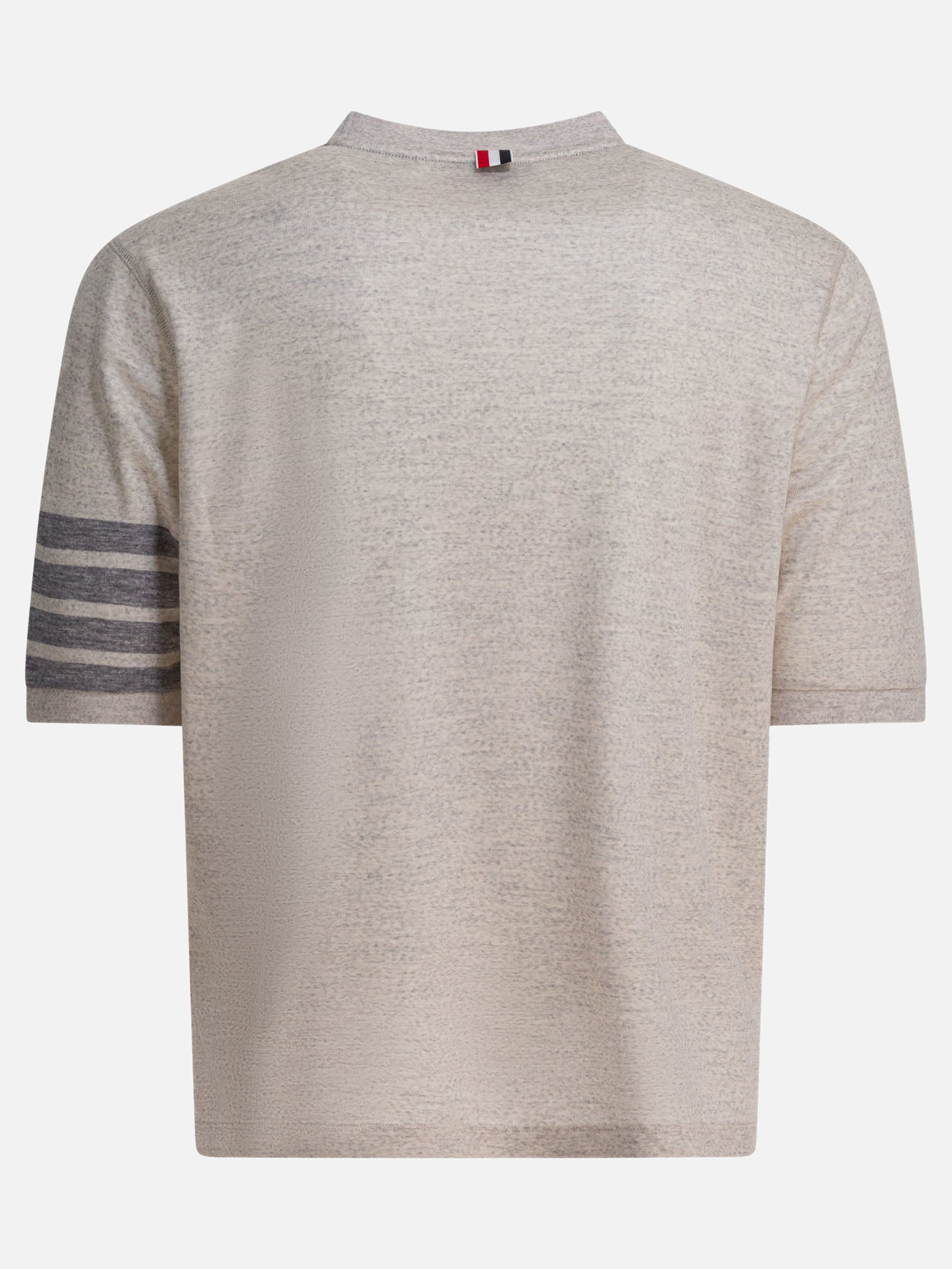 T-shirt girocollo Solid colour  Grigio - Thom Browne Uomo | PDP | VIETTI Online Store | thumbnail_2