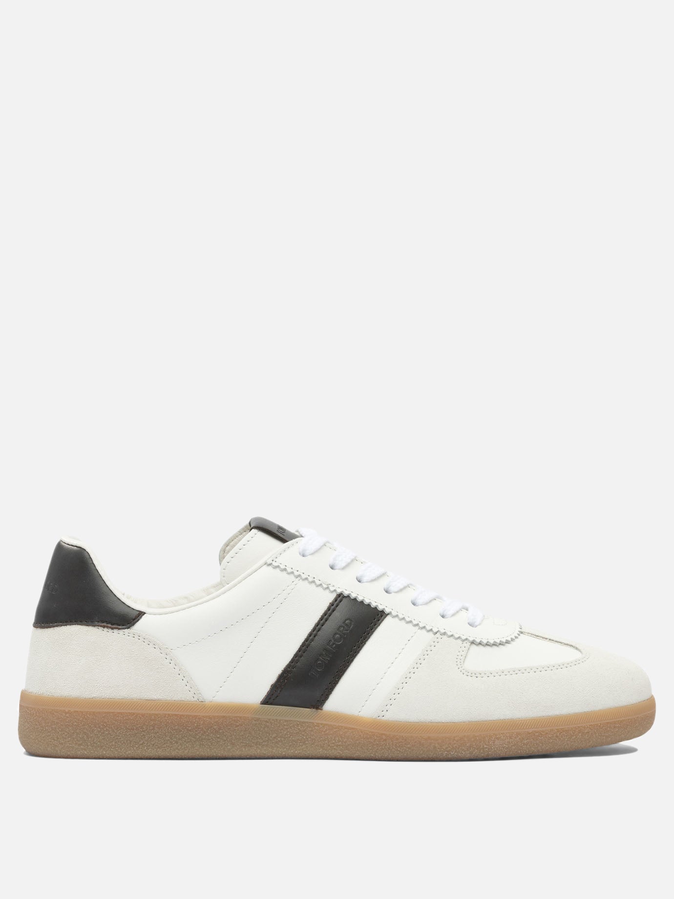 Sneaker basse 98% calf leather 2% cotton - 100% rubber  Bianco - Tom Ford Uomo | PDP | VIETTI Online Store | Zoom-Modal
