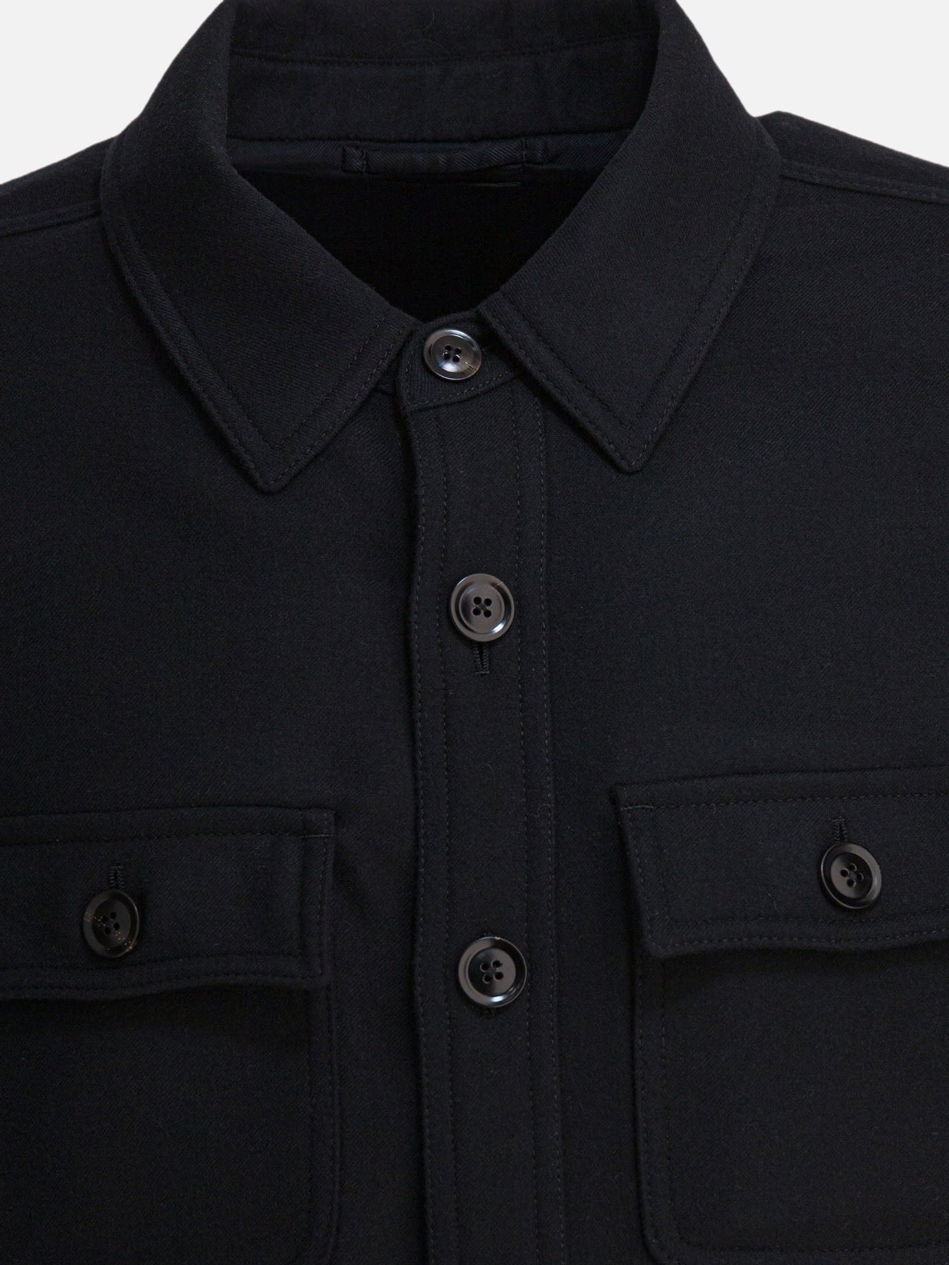 Overshirt jackets Solid colour  Black - Tom Ford Men | PDP | VIETTI Online Store | Zoom-Modal_3
