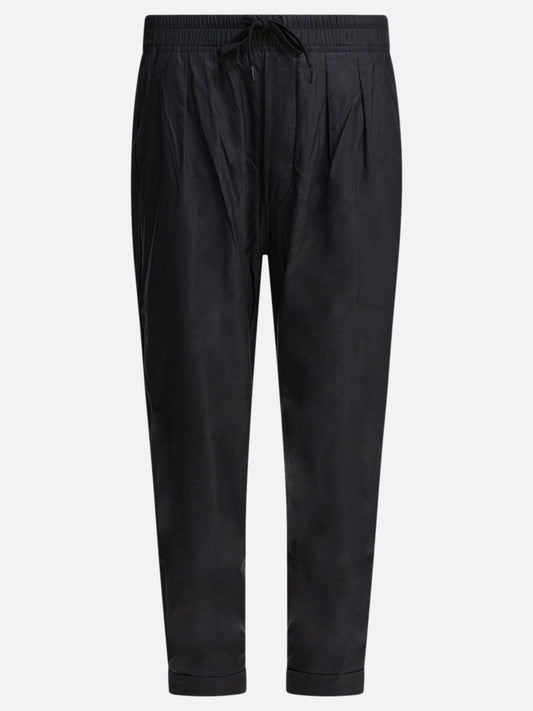 Tom Ford Cotton and silk twill pants 23250670_32 Black 1