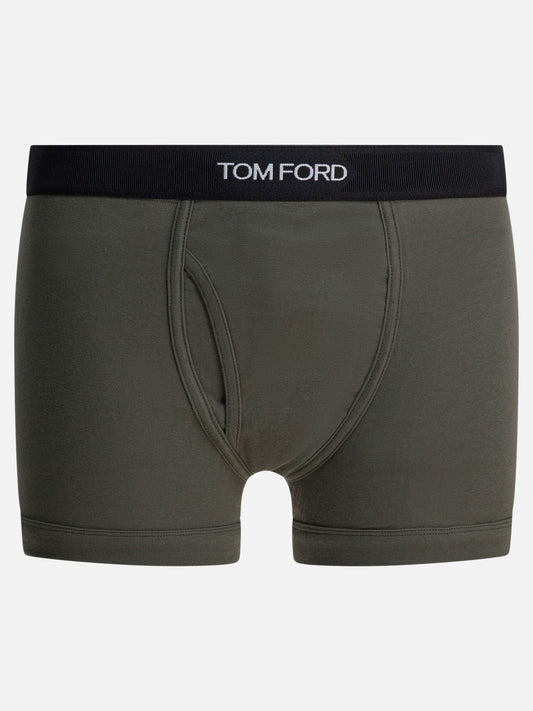 Boxer Logo  Verde - Tom Ford Uomo | PLP | VIETTI Online Store 
