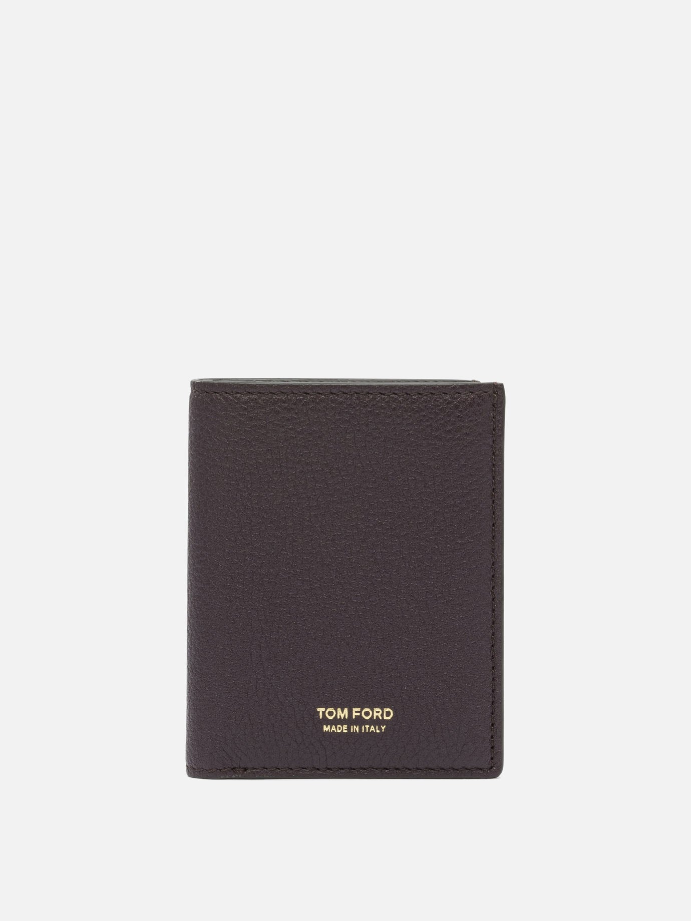 Tom Ford "T Line" Folding card holder Bordeaux
