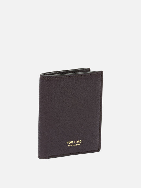 Tom Ford "T Line" Folding card holder 23505957_UNI Bordeaux 2