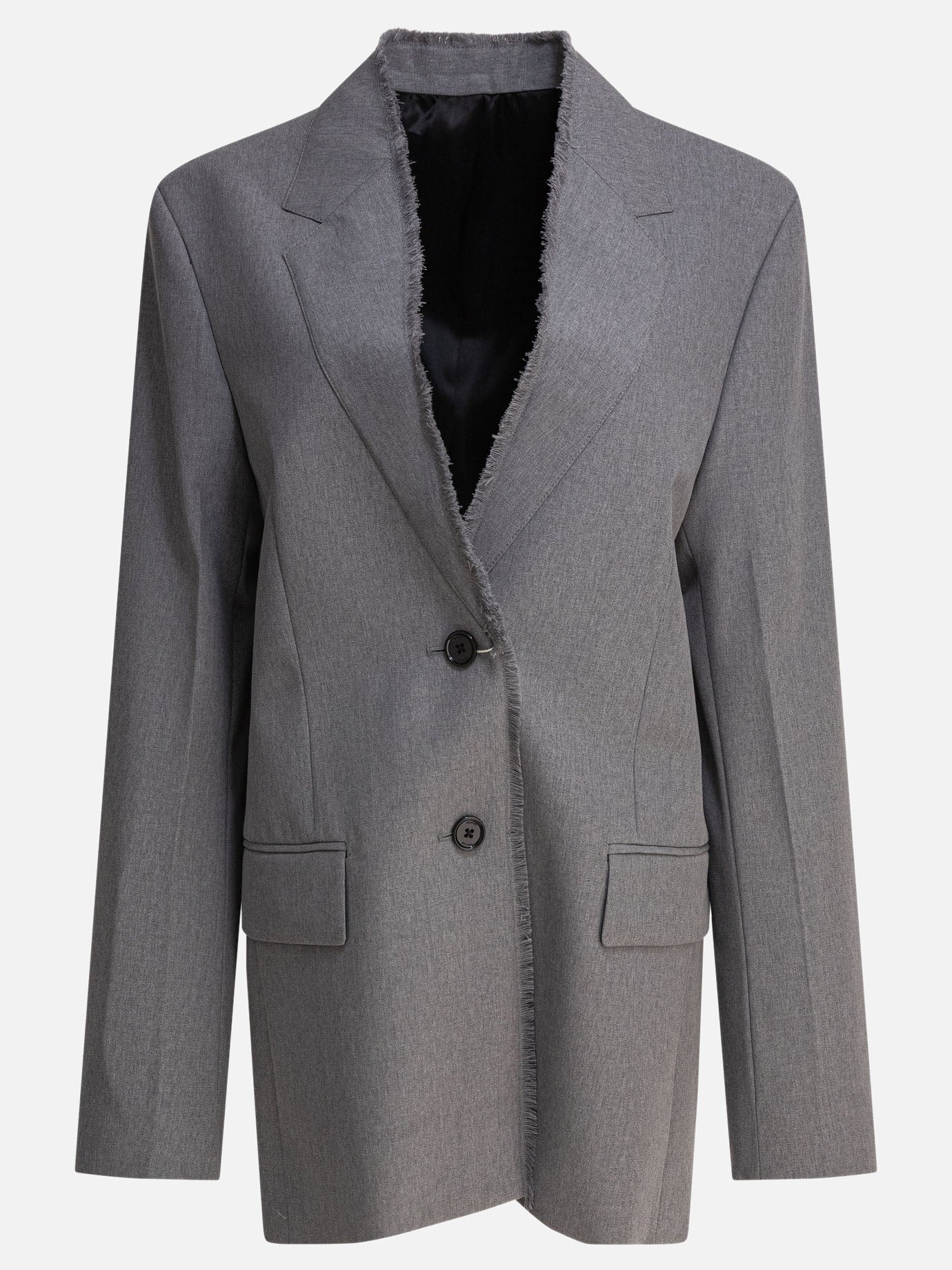 Blazers Solid colour  Grey - Toteme Women | PDP | VIETTI Online Store | Zoom-Modal
