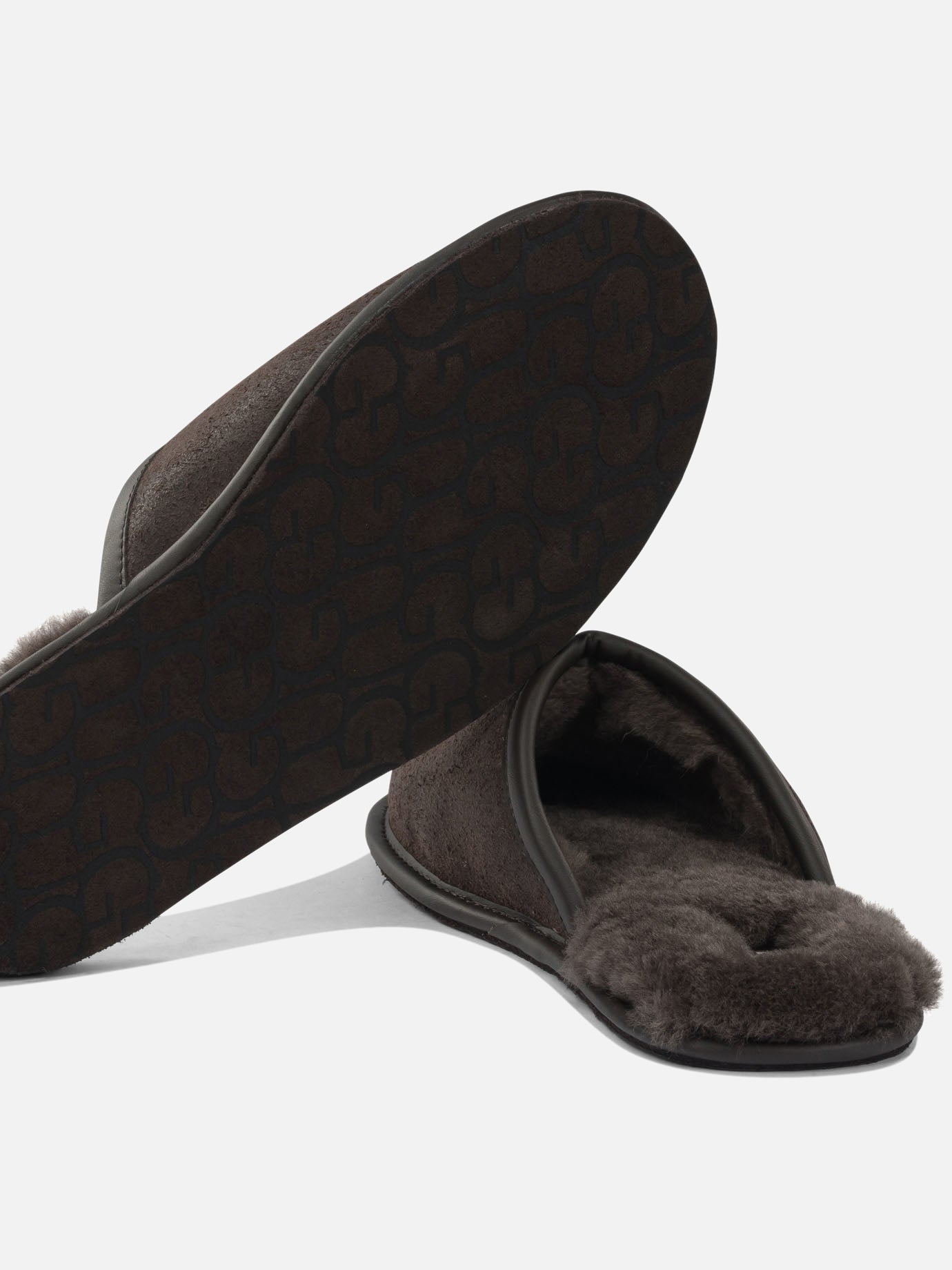 Slippers 100% leather - 100% rubber  Brown - Ugg Men | PDP | VIETTI Online Store | Zoom-Modal_5
