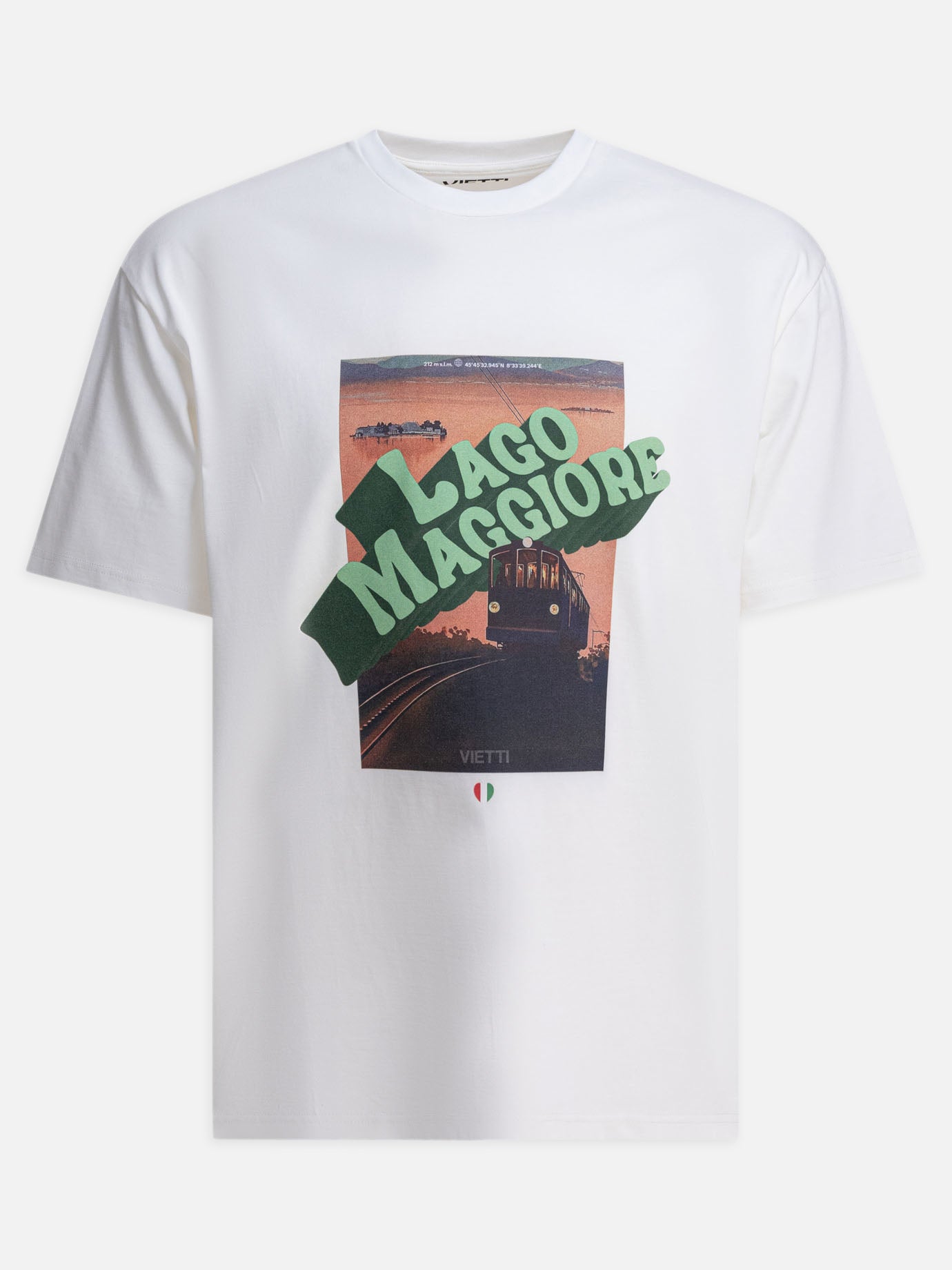 VIETTI Merchandise T-shirt girocollo &quot;Lago Maggiore&quot; 26879991_XS White thumbnail_1