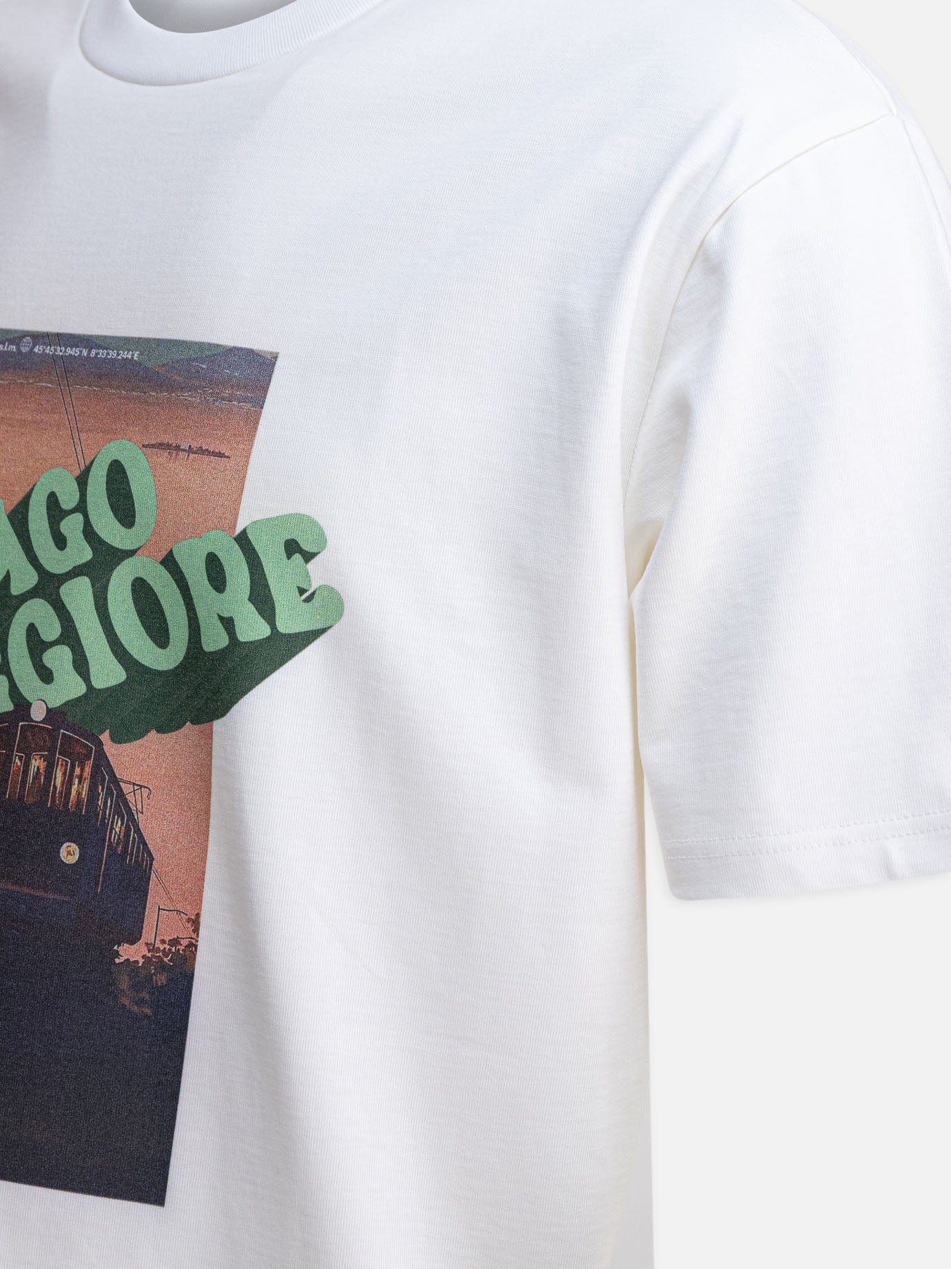 VIETTI Merchandise T-shirt girocollo &quot;Lago Maggiore&quot; 26879991_XS White thumbnail_4