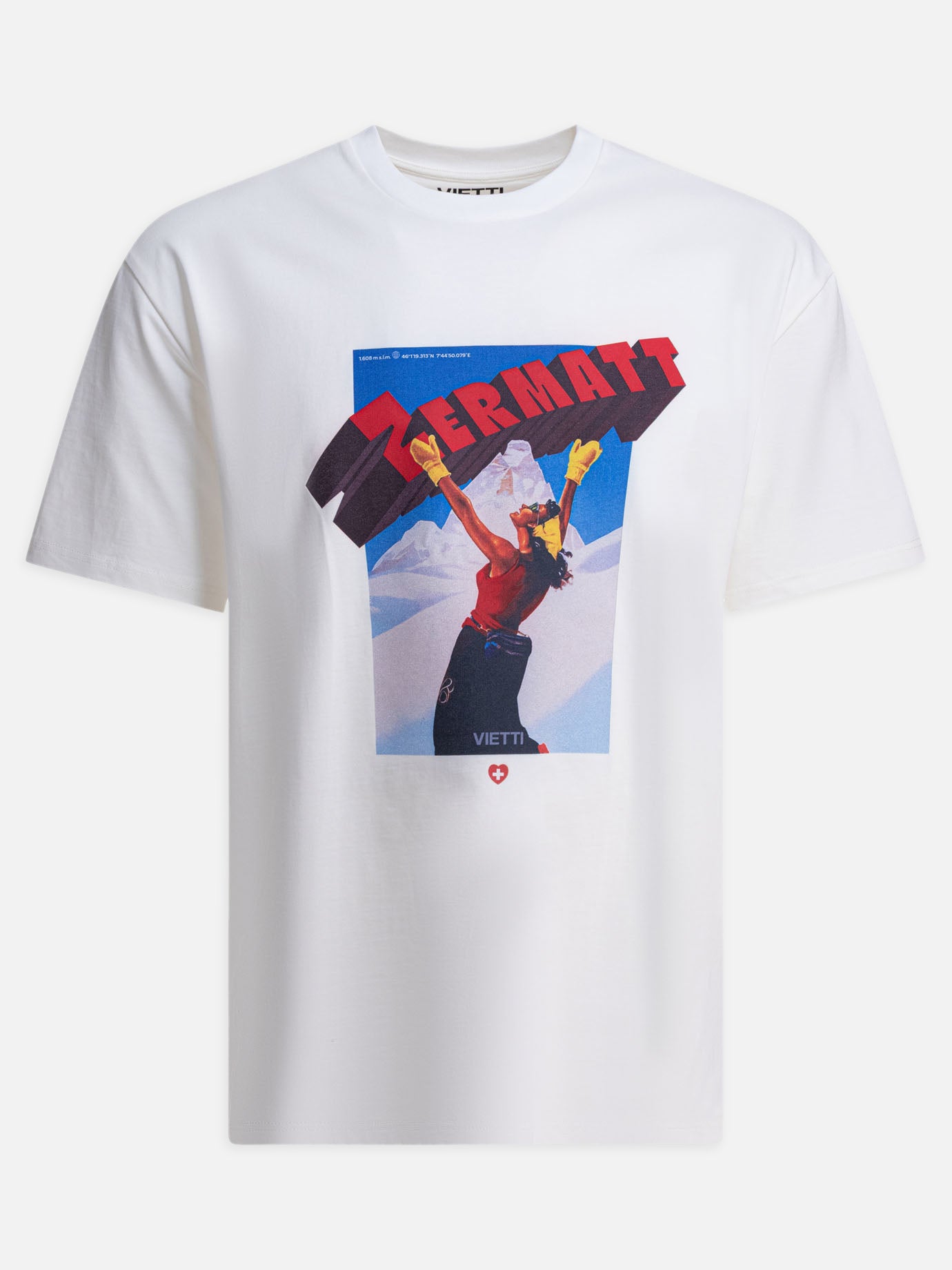 VIETTI Merchandise T-shirt girocollo &quot;Zermatt&quot; 20607328_XS White thumbnail_1