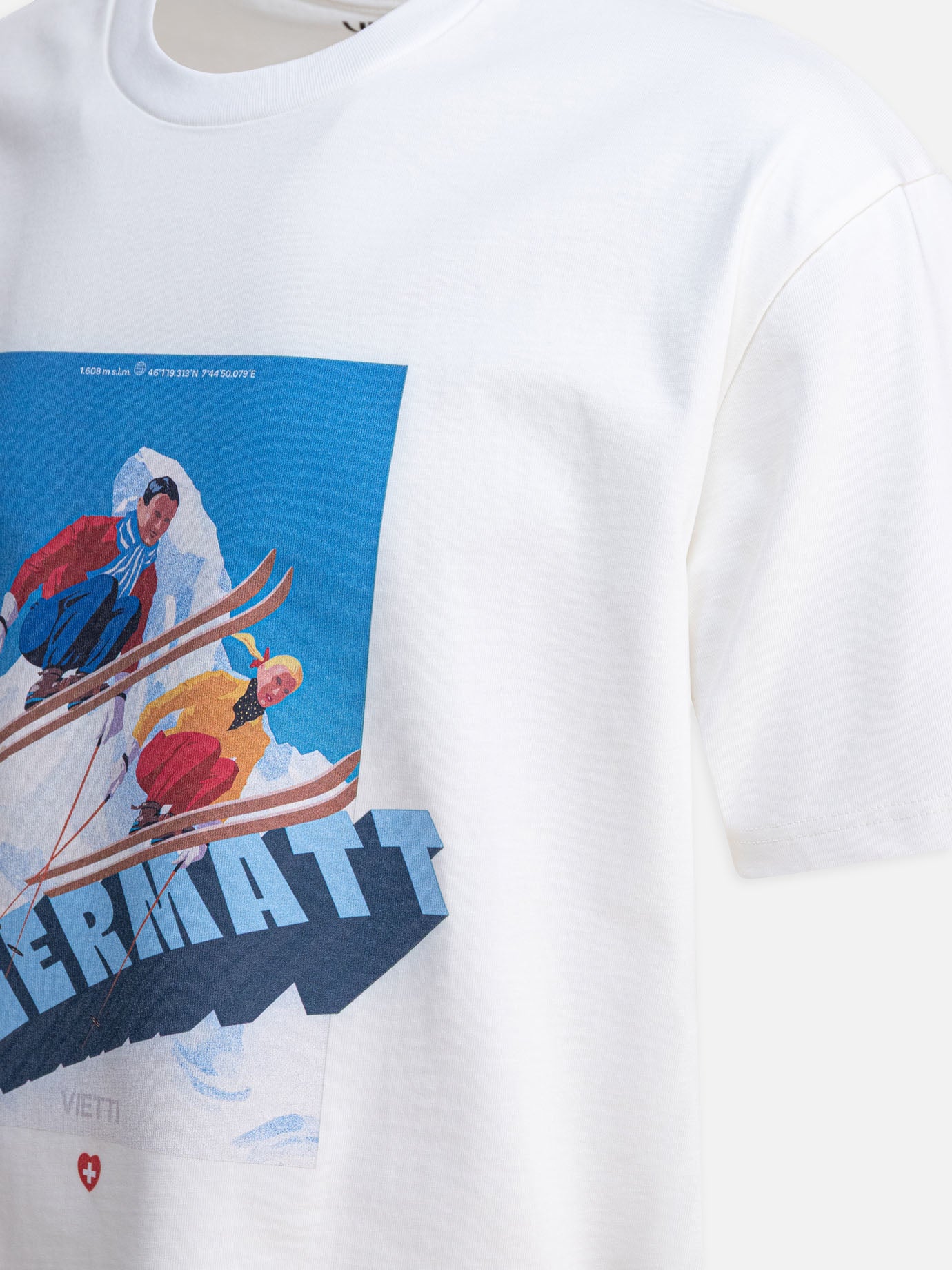 VIETTI Merchandise &quot;Zermatt&quot; crewneck T-shirt 20284126_XS White thumbnail_4