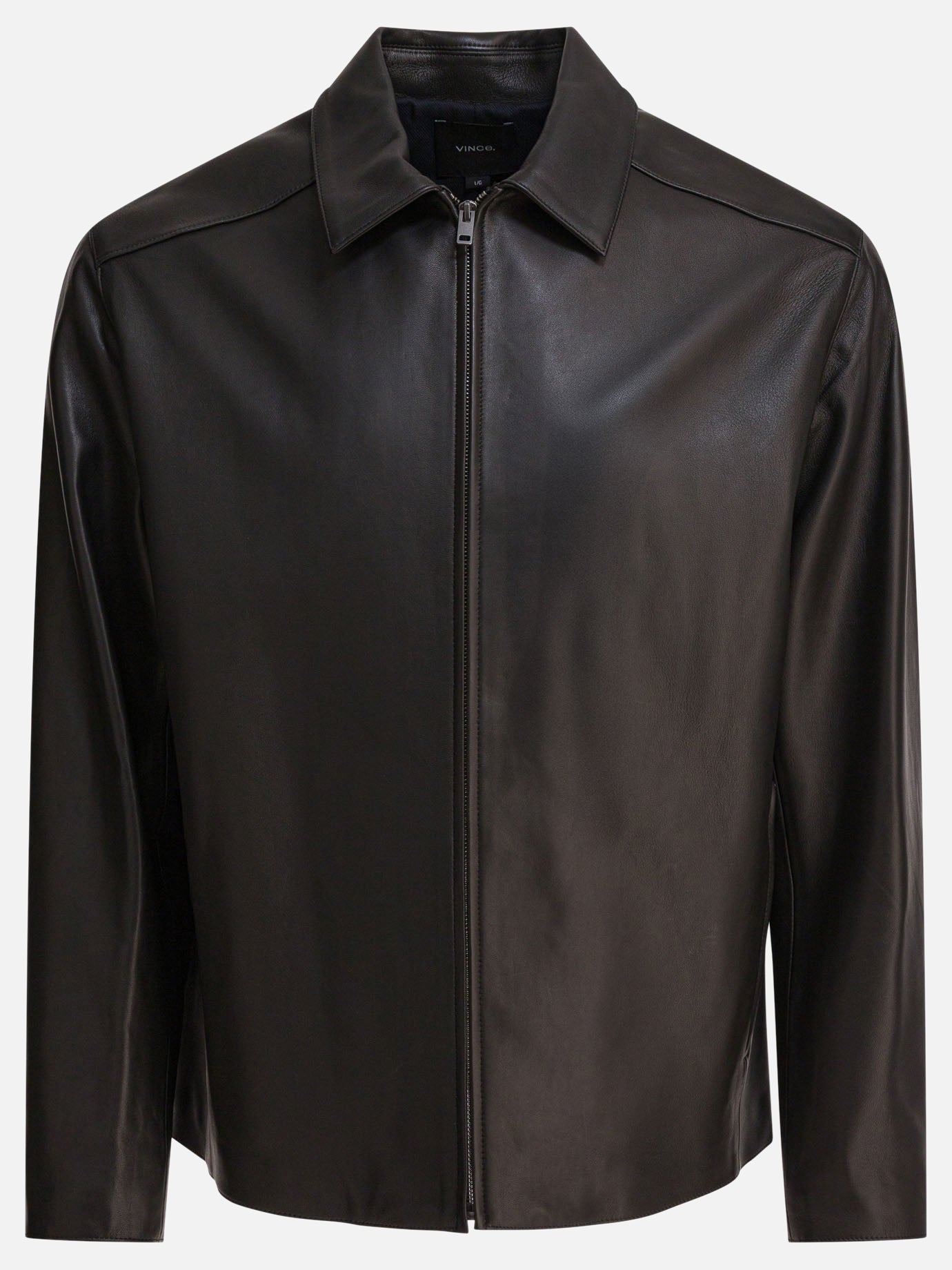 Leather jackets Solid colour  Black - Vince Men | PDP | VIETTI Online Store | thumbnail