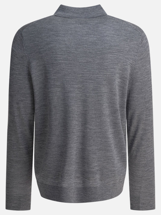Polo con bottoni Solid colour  Grigio - Vince Uomo | PDP | VIETTI Online Store | 2
