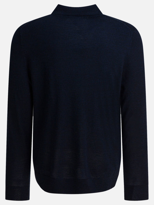 Polo con bottoni Solid colour  Blu - Vince Uomo | PDP | VIETTI Online Store | 2
