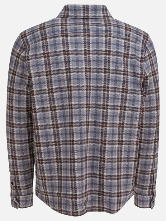 Overshirt jackets Plaid  Grey - Vince Men | PLP | VIETTI Online Store | 2
