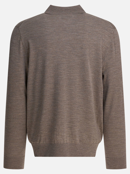 Polo con bottoni Solid colour  Grigio - Vince Uomo | VIETTI Online Store | 2
