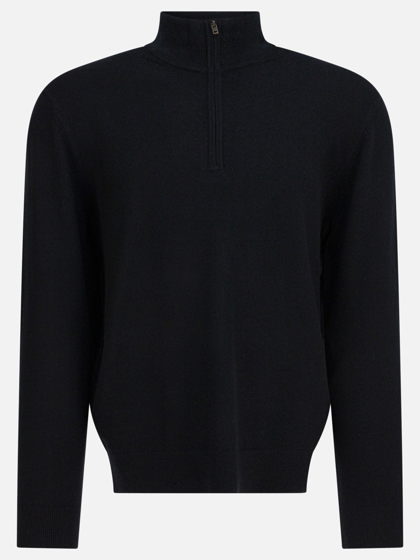 Half zip sweaters Solid colour  Black - Vince Men | PDP | VIETTI Online Store | Zoom-Modal
