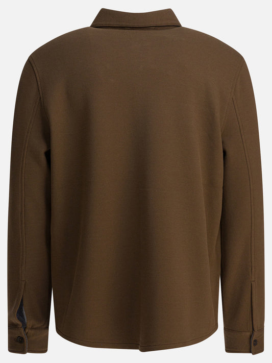 Overshirt jackets Solid colour  Brown - Vince Men | PLP | VIETTI Online Store | 2

