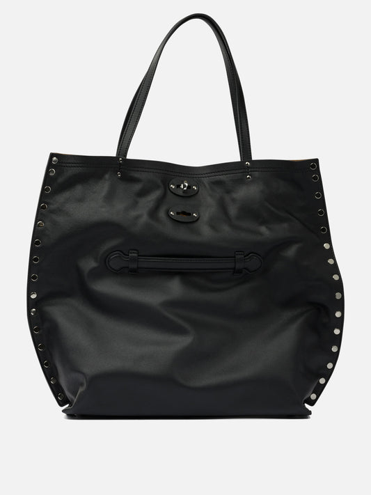Borse medie 100% calfskin  Nero - Zanellato Donna | PLP | VIETTI Online Store 
