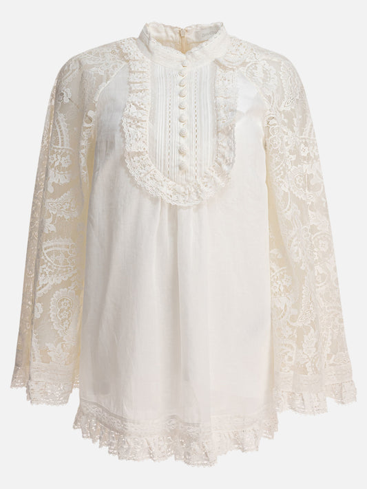 Blouses Embroidered  Beige - Zimmermann Women | PLP | VIETTI Online Store 

